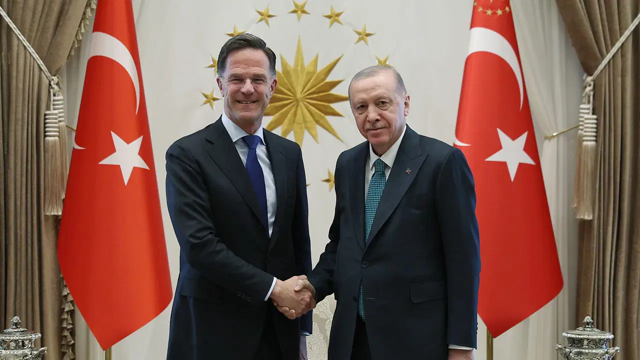Cumhurbaşkanı Erdoğan, NATO Genel Sekreteri Rutte ile Beştepe’de Buluştu